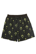 Lime Palm Print Swim Shorts